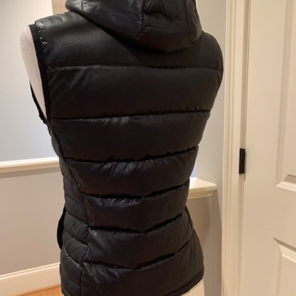 Peace Love Chill Packable Down Puffer Vest with Hood - Picture 2 of 12